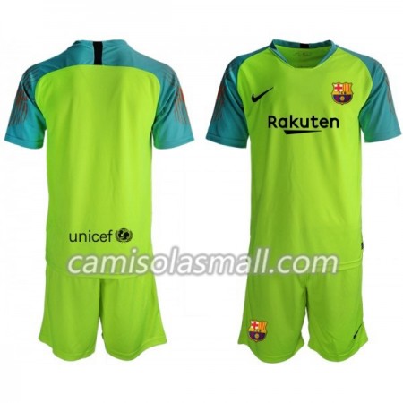 Camisolas Criança FC Barcelona Guarda Redes 1º Equipamento Principal 2019-2020